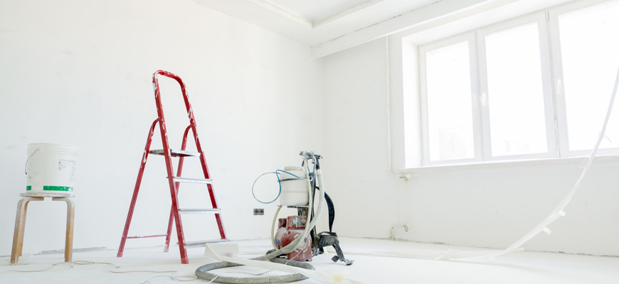 Budget renovation in a new building